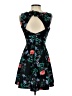 Trixxi Floral Black Casual Dress Size 1 - photo 2