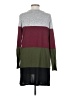 Assorted Brands Color Block Burgundy Cardigan Size S - photo 2
