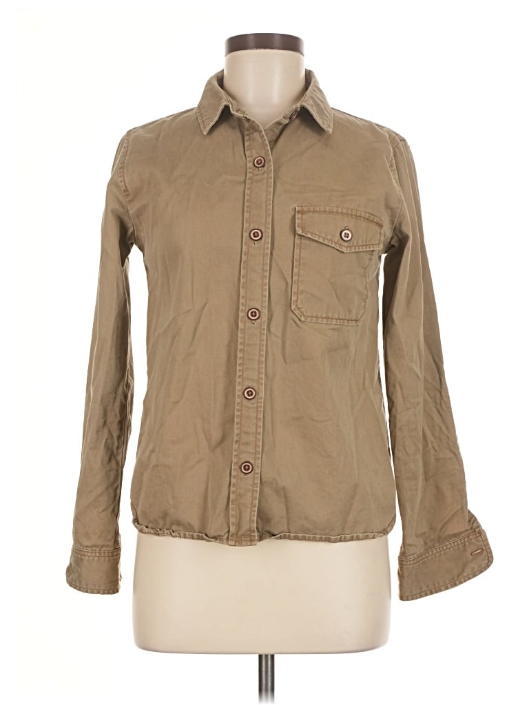 Pre-owned Forever 21 Jacket In Tan