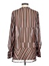 CAbi 100% Polyester Stripes Brown Long Sleeve Blouse Size S - photo 2
