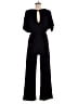 Unbranded 100% Polyester Solid Black Jumpsuit Size M (estimated) - photo 2