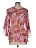 CAbi 100% Polyester Pink 3/4 Sleeve Blouse Size L - photo 1