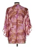 CAbi 100% Polyester Pink 3/4 Sleeve Blouse Size L - photo 2