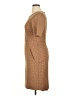 Lands' End Polka Dots Brown Casual Dress Size 14 - photo 5