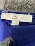 Ann Taylor LOFT 100% Polyester Blue Long Sleeve Blouse Size XL - photo 7