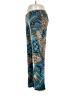 Kala Animal Print Teal Blue Casual Pants Size L - photo 5