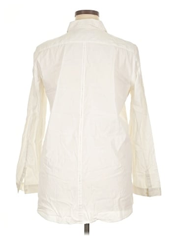 Lafayette 148 New York Long Sleeve Button-Down Shirt (view 2)