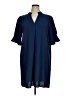 Unbranded 100% Polyester Blue Casual Dress Size XL - photo 1