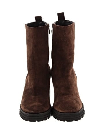 Blue Velvet Boots (view 2)