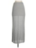 Unbranded 100% Polyester Solid Gray Casual Skirt Size S - photo 1