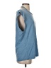 Lanston Blue Sleeveless Top Size S - photo 4