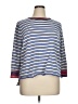 CAbi Stripes Blue Pullover Sweater Size XL - photo 1