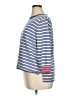 CAbi Stripes Blue Pullover Sweater Size XL - photo 5