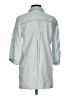 Side Stitch Blue 3/4 Sleeve Button-Down Shirt Size S - photo 2