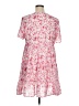 Unbranded 100% Polyester Floral Pink Casual Dress Size XL - photo 2