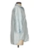 Side Stitch Blue 3/4 Sleeve Button-Down Shirt Size S - photo 4