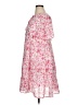 Unbranded 100% Polyester Floral Pink Casual Dress Size XL - photo 5