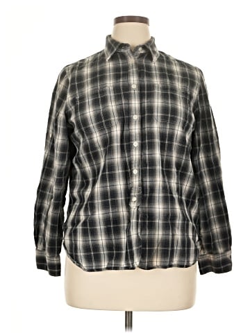 Lauren Jeans Co. Long Sleeve Button-Down Shirt (view 1)