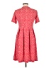 Unbranded Hearts Red Casual Dress Size L - photo 2