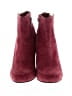 Calvin Klein 100% Leather Burgundy Pink Ankle Boots Size 8 - photo 2