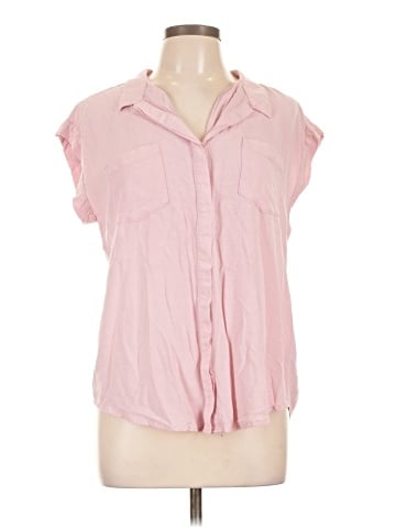 Jachs Girlfriend Sleeveless Button-Down Shirt (view 1)