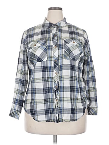 Cato Long Sleeve Button-Down Shirt (view 1)