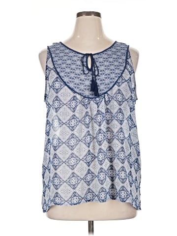 Rose + Olive Sleeveless Blouse (view 1)