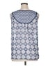 Rose + Olive 100% Polyester Blue Sleeveless Blouse Size 1X - photo 2