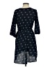 Assorted Brands 100% Polyester Blue Casual Dress Size S - photo 2