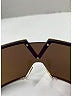 Valentino Tan Gold V Romask Sunglasses One size - photo 8