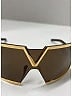 Valentino Tan Gold V Romask Sunglasses One size - photo 10