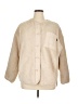 Uniqlo 100% Polyester Ivory Faux Fur Jacket Size XL - photo 1