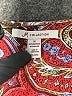 JM Collection Paisley Burgundy 3/4 Sleeve Top Size M - photo 7