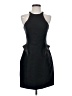 Halston Heritage Black Cocktail Dress Size 4 - photo 1