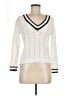 Flat White 100% Cotton Ivory Pullover Sweater Size M - photo 1