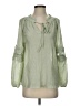 by the River Green 3/4 Sleeve Blouse Size S - photo 1
