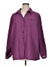 Koret Houndstooth Purple Long Sleeve Button-Down Shirt Size 0X (estimated) - photo 1