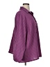 Koret Houndstooth Purple Long Sleeve Button-Down Shirt Size 0X (estimated) - photo 4