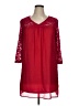 As U Wish 100% Polyester Red 3/4 Sleeve Blouse Size XL - photo 1