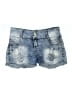 Bacci Stars Blue Denim Shorts Size 15 - photo 1