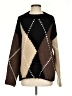 Zara Argyle Brown Pullover Sweater Size S - photo 1