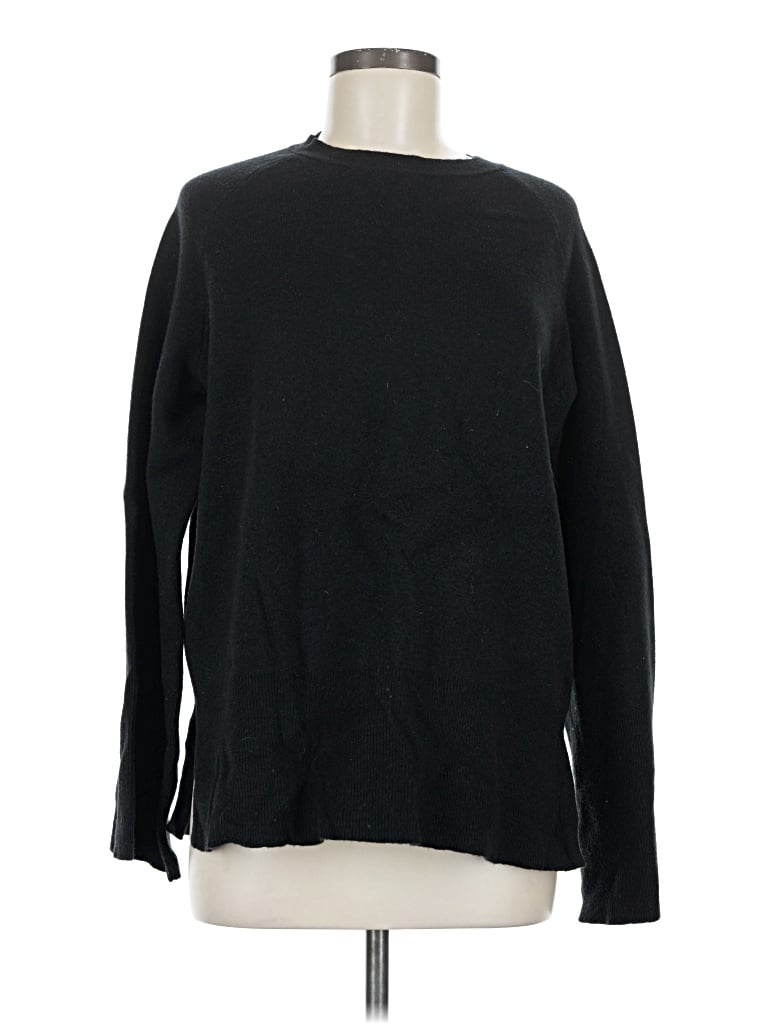 Pre-owned Caara Pullover Sweater In Black