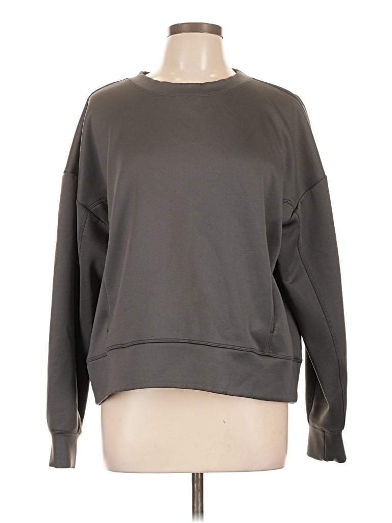 Pre-owned Zella Sweatshirt In Gray