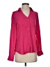 Express 100% Polyester Pink Long Sleeve Blouse Size XS (petite) - photo 1