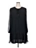 Draper James 100% Polyester Solid Black Casual Dress Size XXL - photo 1