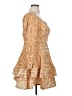 Unbranded 100% Polyester Gold Cocktail Dress Size 16 - photo 4