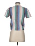 Madewell Stripes Blue Short Sleeve Blouse Size XS - photo 2