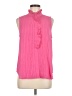 Ann Taylor 100% Polyester Pink Sleeveless Blouse Size M - photo 1