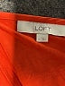 Ann Taylor LOFT Orange Short Sleeve Blouse Size L - photo 7