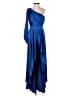 Mac Duggal 100% Polyester Blue Cocktail Dress Size 2 - photo 1